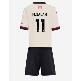 Dětské fotbalový komplet Liverpool Mohamed Salah #11 Venkovní košile 2025-26 Krátkým Rukávem